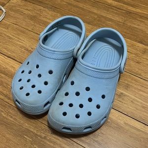 Blue crocs